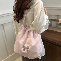 ราคา กระเป๋าสะพายไหล่ หนังPU แฟชั่น ไม่มีลาย ประดับโบว์ น่ารักๆ สำหรับผู้หญิง (27225066555)