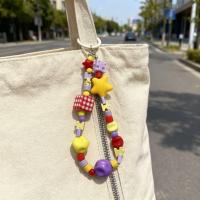 ราคา Dopamine Handmade Beaded Ins สีสันโทรศัพท์โซ่กระเป๋าจี้น่ารักลูกปัด CCD Lanyard อุปกรณ์เสริมกล้อง (48051902426)