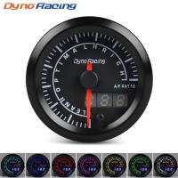 ราคา Dynoracing 52mm Dual Display Air fuel ratio gauge 7 colors Led Air fuel ratio meter Car meter with (50304190781)