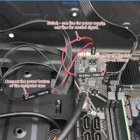 ราคา Steady Computer Case Double Boot Power Switches สายแยกสําหรับระบบ ATXes MicroATX (43976596917)
