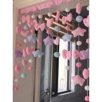 ราคา ม่านประตูรูปหัวใจน่ารักสีชมพูสำหรับสาวๆหน้าต่างลูกปัดสไตล์เจ้าหญิงสำหรับห้องนอนสาวอ่อนโยนแขวนม่านกั้นตกแต่ง (22562872767)