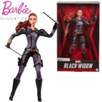 ราคา Barbie Signature Marvel Studios Black Widow Doll Poseable with Red Hair ของใหม่มือ1 ลิขสิทธิ์แท้ 100% (21046399043)