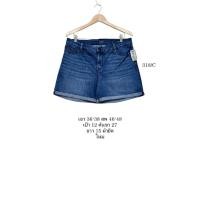 ราคา มือสอง used กางเกงยีนส์ขาสั้น ผ้ายีนส์ยืด งานสวย ใหม่ Size 16 เอว 36-38 สพ 46-48 (40550525109)
