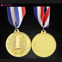 ราคา <Activee> 1 ชิ้นรางวัลการแข่งขันโลหะวินเนอร์เหรียญสําหรับเกมบอล 5 ซม.ทอง/เงิน/เข็มกลัดนักเรียนรางวัลด้วยริบบิ้นคอดี (57704120700)