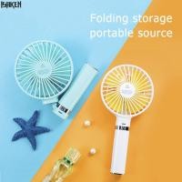 ราคา Portable Rechargeable Fan Handheld Folding Mini USB Desk Fan 3 Speed Battery Operated Electric Hand Fan for Home Office (8064747641)