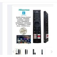 ราคา HISENSE ANDROID SMART TV REMOTE CONTROL (ERF3K80H) เสียงและไม่มีฟังก์ชั่นเสียง android Smart LED, LCD TV เข้ากันได้กับรีโมททีวี HISENSE (54050000342)