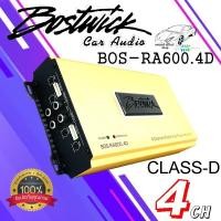 ราคา จัดเต็มความแรง! BOSTWICK BOS-RA600.4D เพาเวอร์แอมป์ 4ch 600W Class D จิ๋วแต่แจ๋ว! เสียงดี แรงจัด ของแท้มีประกัน (48751042150)