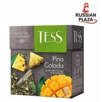 ราคา ชาเขียว Tess Pina Colada ในซองปิรามิด สินค้านำเข้าจากรัสเซีย Russian Plaza (22360971273)