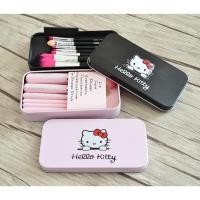 ราคา 7 in 1 Hello Kitty Doraemon ชุดแปรงแต่งหน้า กล่องแต่งหน้า Y1907 (27983654053)
