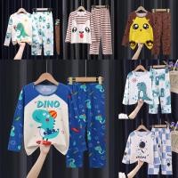 ราคา ลด10% โค้ด DDXDECW4 ใหม่ ชุดนอนเด็ก แขนยาวขายาว ลายน่ารัก สีสันสดใส เนื้อผ้านิ่มใส่สบาย (15198028499)