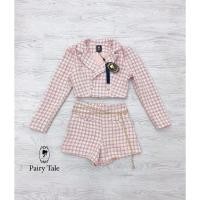 ราคา Set เสื้อสูทกระดุมหน้า กางเกงขาสั้นงานป้าย Pairy Tale (9727768661)