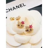 ราคา ต่างหูหุ้มทอง100%ก้านเสียบฝังเพชรลายคิตตี้ (5460452013)