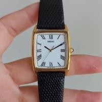 ราคา นาฬิกา Seiko Tank Quartz 7N01-5A40 มือสองของแท้100% (25261906655)