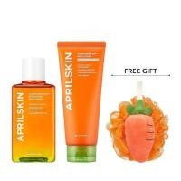 ราคา APRILSKIN Carrotene IPMP Exfoliating Body care Set I Salicylic Acid Body Wash ปรับปรุงผิวหยาบและเป็นบ่อ, สิวร่างกาย, Keratosis Pilaris พร้อม Niacinamide & Ceramides | วีแก้นและหลอดเลือด (47453398078)