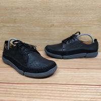 ราคา รองเท้า clarks ส่งฟรี มือสอง ของแท้ size EU 42-42.5 27 cm รองเท้าหนัง วินเทจ (44409337915)