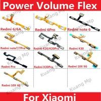 ราคา สําหรับ Xiaomi Redmi 6 6A 6 Pro Note 6 Note 7 Note 7 Pro k20 k20Pro K30 K30i 5G Redmi Pro K30 Pro Redmi 10X 5G 10x 4G สวิทช์เปิดปุ่มปรับระดับเสียงปุ่ม Flex สายอะไหล่ซ่อม (46600169750)