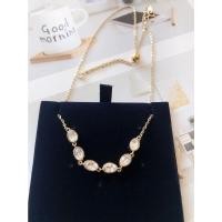 ราคา สร้อยคอ สร้อยคอswarovski Swarovski Shell Choker White, Gold-tone plated (15164874660)