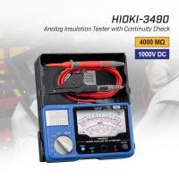 ราคา HIOKI รุ่น 3490 เครื่องทดสอบฉนวนแบบเข็มอนาล็อก | 250V / 500V / 1000V | ** สินค้าค้าง STOCK ** (50952989080)