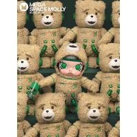 ราคา (พรีออเดอร์-ฟรีค่าส่ง-แถมถุงPopMart) Mega Space Molly Ted2 Teddy Bear 400% ของแท้100% (รับประกันส่งตรงเวลา) (24134463545)