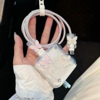 ราคา ชุดตกเเต่งสายชาร์จ สำหรับ แอนดรอยด์ 33W ลายผีเสื้อ รุ่น vivo33W 18W 44W oppo33W oppo67W oppo80W ชุดถนอมสายชาร์จ (43413940627)