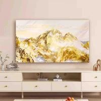 ราคา ผ้าคลุมทีวี 32-80 นิ้วทีวีฝุ่น Universal ป้องกันหน้าจอสําหรับ LCD/LED TVs ผ้าระบายอากาศสําหรับแบน/โค้งโทรทัศน์จอคอมพิวเตอร์ (50702624416)