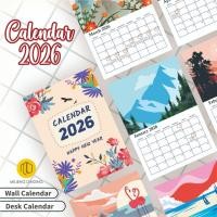 ราคา 2026 Aesthetic Mountain Motif Calendar - ปฏิทินตั้งโต๊ะ 2026 - ปฏิทินตั้งโต๊ะ 2026 - ปฏิทิน 2026 ฉบับสมบูรณ์ - ปฏิทินวางแผน 2026 - ปฏิทินสุนทรียศาสตร์ / 2026 - V. ปฏิทินตั้งโต๊ะ 3 ปฏิทินติดผนัง (40923