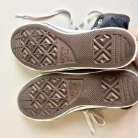 ราคา Converse all star scratch hi Black รองเท้าคอนเวิร์สหุ้มข้อรุ่นคลาสสิคสีดำเนื้อผ้ายีนส์ มือสอง แฟชั่ (25709322267)