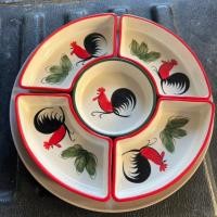 ราคา ถาดออเดิฟ เซรามิค แยกชิ้น ลายไก่ รวมกันแล้วขนาด 12 นิ้ว ออกใบกำกับภาษีได้ รหัส191167 (27068013817)