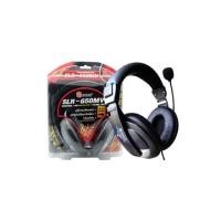 ราคา หูฟังคอบมีไมค์คอมพิวเตอร์ SOLIC รุ่น SLR - 650 MV (18158722667)