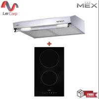 ราคา (Mex) เครื่องดูดควันมาตรฐาน MEX รุ่น 2950X60 + เตาไฟฟ้าฐานเซรามิก MEX รุ่น HVC232 (29001737445)