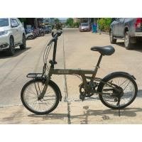 ราคา จักรยานพับ Jeep 6 speeds วงล้อ 20 นิ้ว เฟรมเหล็ก สภาพสวย ใหม่ 85% สีทหารเขียวขี้ม้าสวยๆ แข็งแรงมาก พับง่าย แข็งแรง (29154982648)