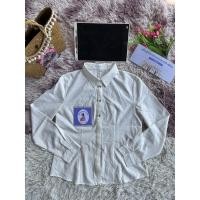 ราคา เสื้อเชิ้ตแขนยาวสีขาว (18461736163)