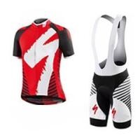 ราคา ชุดเอี๊ยมปั่นจักรยาน ชุดเอี๊ยมสั้น Specialized Red-White (4043329743)