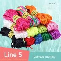 ราคา 1 เชือกคล้องจี้ เบอร์ 5 เบอร์ 72 ด้ายหยกสร้อยข้อมือถักสร้อยคอเชือกสร้อยข้อมือเชือกสีแดงปมจีนลวด (46052932935)