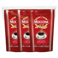 ราคา MOCCONA Select มอคโคน่า ซีเล็ค กาแฟสำเร็จรูป น้ำหนักสุทธิ 165 กรัม x 3 ถุง (19923725584)