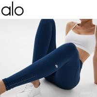 ราคา Alo กางเกงโยคะเอวสูงลายจุดพิมพ์โยคะกางเกงผู้หญิงกางเกงกระเป๋าด้านข้างฟิตเนสกางเกงโยคะยกสะโพก (29522571456)