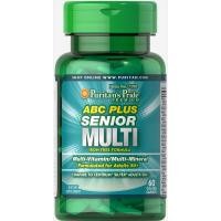 ราคา ABC Plus Senior Multivitamin / 60 Caplets Puritan's Pride วิตามินรวมผู้สูงอายุ วิตามินนำเข้า มาตรฐาน FDA สหรัฐอเมริกา (1597464678)