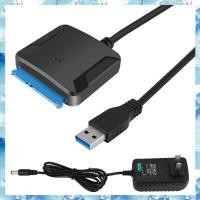 ราคา Chasoedivine.th # USB to Sata Data Cable, 2.5/3.5 นิ้ว USB3.0 Easy Drive Cable Sata Hard Disk Adapter Cable (ปลั๊ก US) (24530203903)