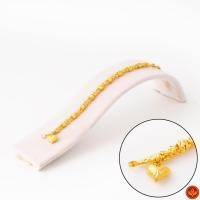 ราคา LSW สร้อยข้อมือทองคำแท้ 2 สลึง (7.58 กรัม) ลายกลองคั่นมีนาห้อยหัวใจ BD-61 (3200553568)