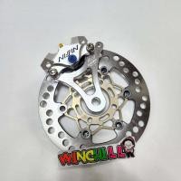 ราคา ปั้มด้วง นิชชิน สีเงิน + น็อต เบอร์ 12 หัวเจาะสีเงิน 2 + ขา KR ของช่าง zern งาน CNC + จาน CNC 81 ไล่เบา ของช่าง zern ทอง (22289787288)