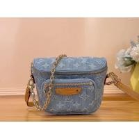 ราคา กระเป๋าคาดเอวและหน้าอก สไตล์ Louis Vuitton แบบ Denim พร้อมสายโซ่ สำหรับทั้งผู้ชายและผู้หญิง กระเป๋าสะพายข้างและMessenger Bag M83353 (46603060548)