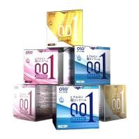 ราคา OLO 001 thin siries condoms 10pcs ถุงยางอนามัย ถุงยาง (10ชิ้น/1กล่อง) แบบบาง บาง 0.01 มิล 50/52/54mm (23176247253)