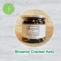 ราคา บราวนี่แครกเกอร์สูตรคีโต (Brownie Cracker Keto) 100 g , กรอบอร่อย รสเข้มข้น (8679036159)