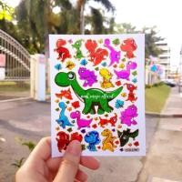 ราคา พร้อมส่งสติ๊กเกอร์วิบวับลายไดโนเสาร์ (2709464283)