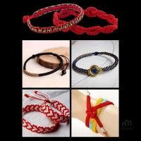 ราคา Koqzm อุปกรณ์ถักเชือกถักด้วยมือแบบสร้างสรรค์สำหรับสร้อยกำไลข้อมือเครื่องมือถักเชือกสำหรับงานประดิษฐ์ทำมือเครื่องมือใหม่ (54703497854)