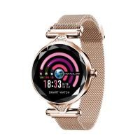 ราคา สมาร์ทวอชสำหรับผู้หญิงโดยเฉพาะสายโลหะอัลลอยด์แม่เหล็กSmartWatchจอสี รุ่นH1 หน้าจอระบบทัชสกรีน รองรับมือถือได้ แช่น้ำได้ (7234937620)