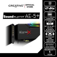 ราคา CREATIVE SOUND CARD Sound Blaster AE-5 Plus Internal Sound Card ซาวด์การ์ดรองรับ 5.1 พร้อมไฟ RGB ปรับแต่งได้ (6755279536)