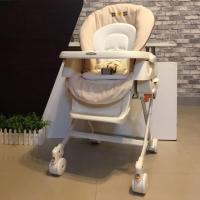 ราคา เก้าอี้ทานข้าว เปลนอน 2 in 1 ยี่ห้อ Combi สีครีม พร้อมเบาะรองสำหรับเด็กเล็ก ส่งฟรี (2130290680)