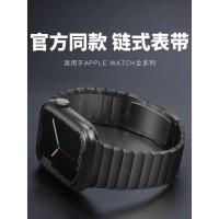 ราคา เหมาะสําหรับสาย iwatch applewatchultra2 สายประเภท s10 สแตนเลส se Apple Watch s9 สาย 8th Generation 7/6/5 สไตล์ใหม่ 41 ผู้ชายผู้หญิง 49mm45/44 โลหะกีฬา s8 xindianI (57651473822)