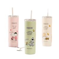 ราคา ♈แก้วเก็บอุณหภูมิ Snoopy มีฝาและหลอดให้ครบเซ็ท แก้วสแตนเลส แก้วเก็บความเย็น☁ (9666904427)